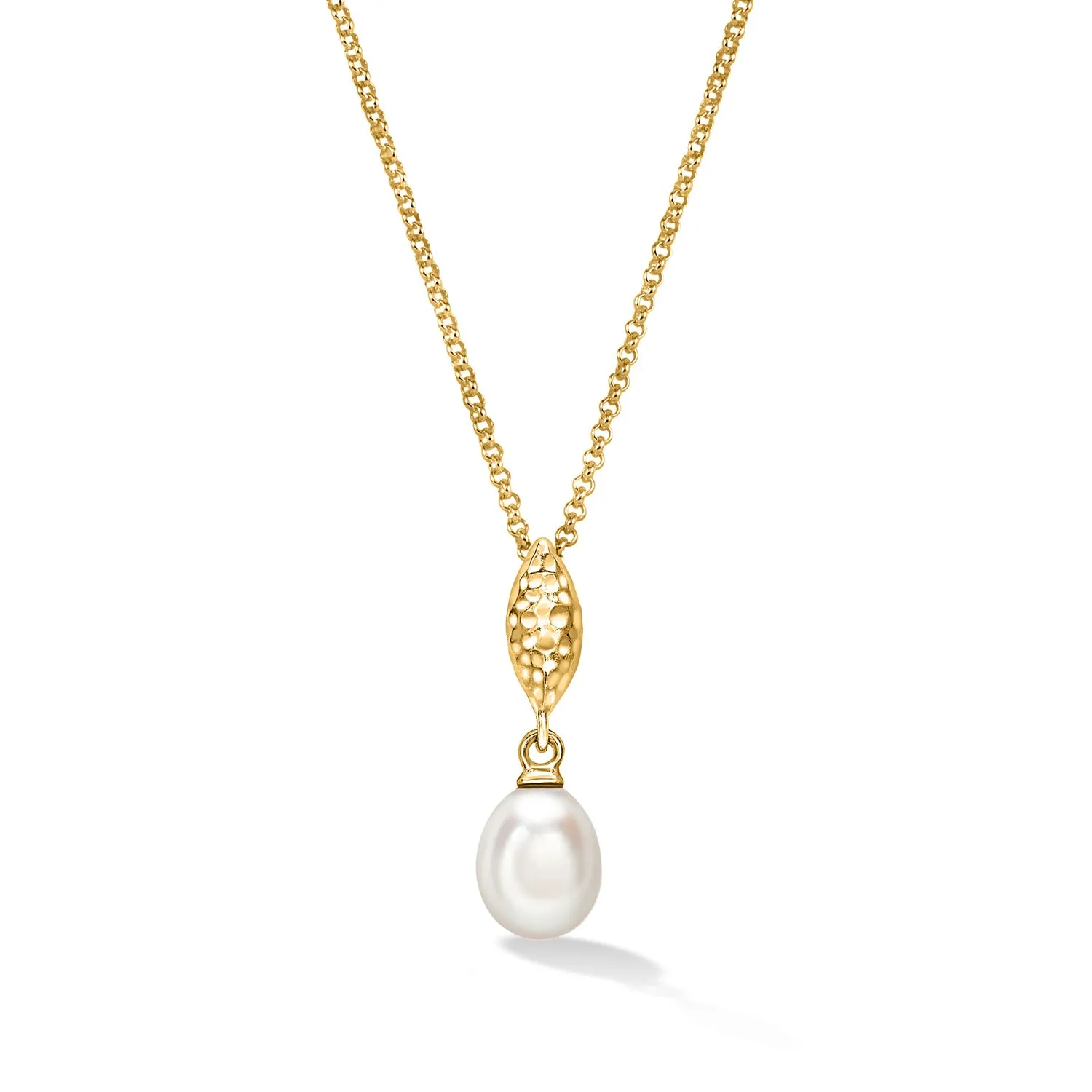 Marquise & Oval White Pearl Pendant