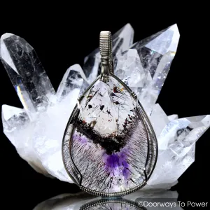 Melody Stone Super 7 Healing Crystal Pendant .925 SS