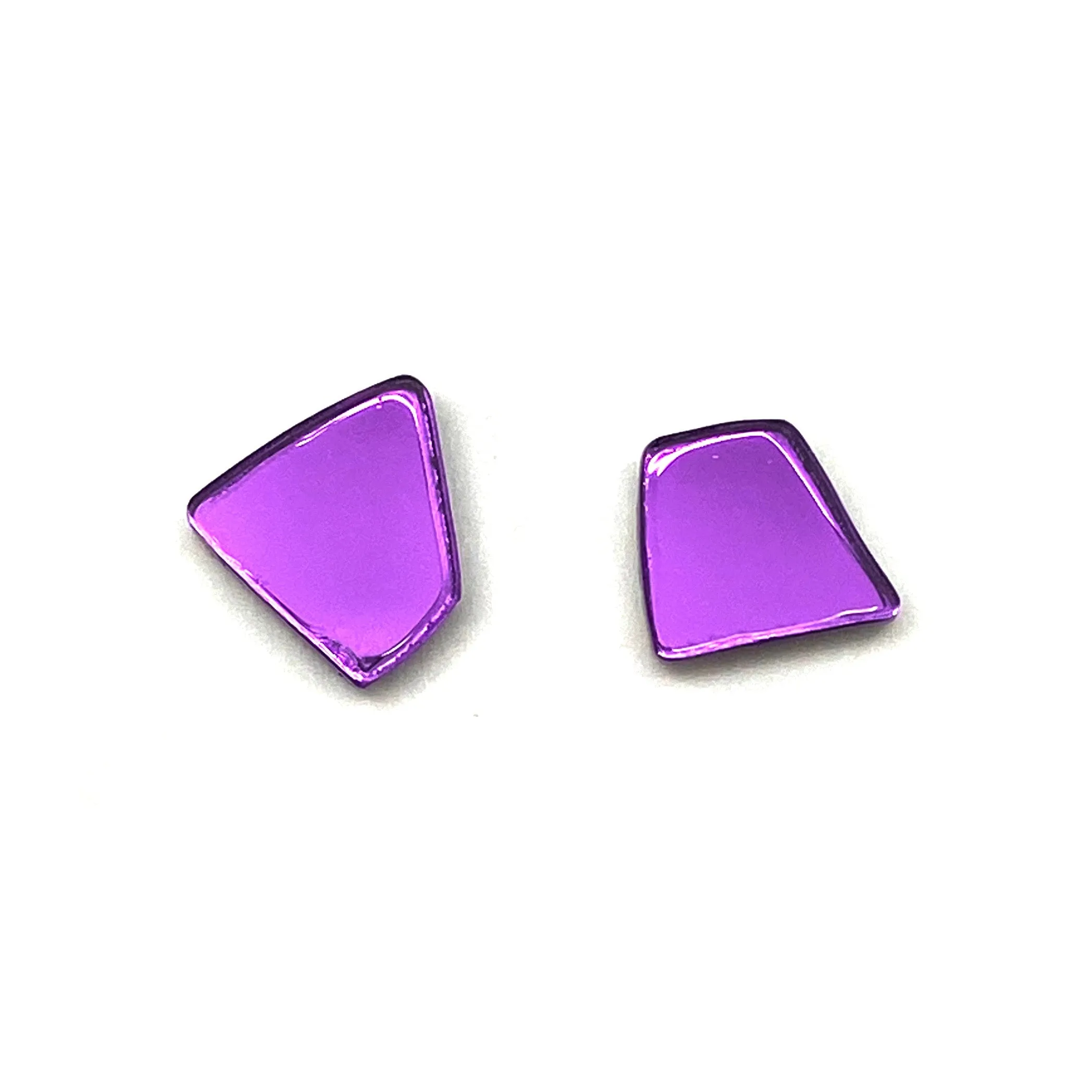 Metallic Purple Acrylic Stud