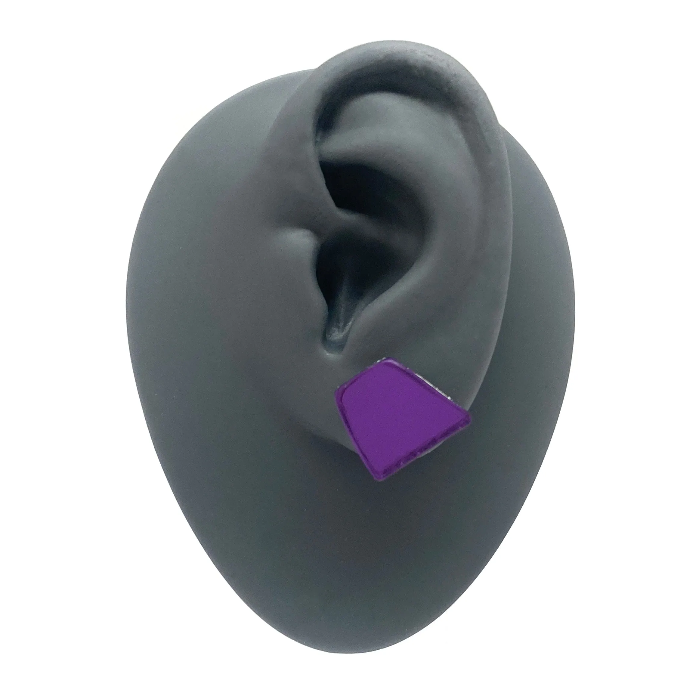 Metallic Purple Acrylic Stud