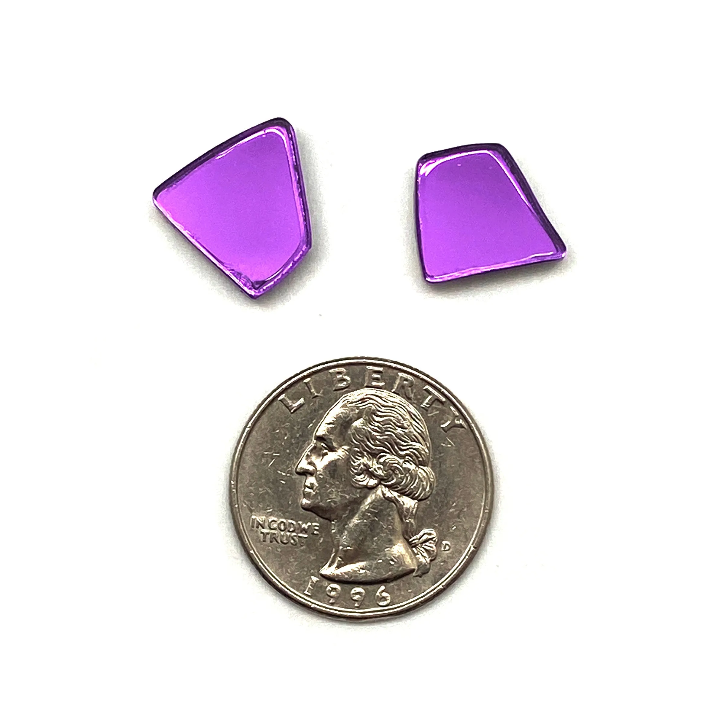 Metallic Purple Acrylic Stud