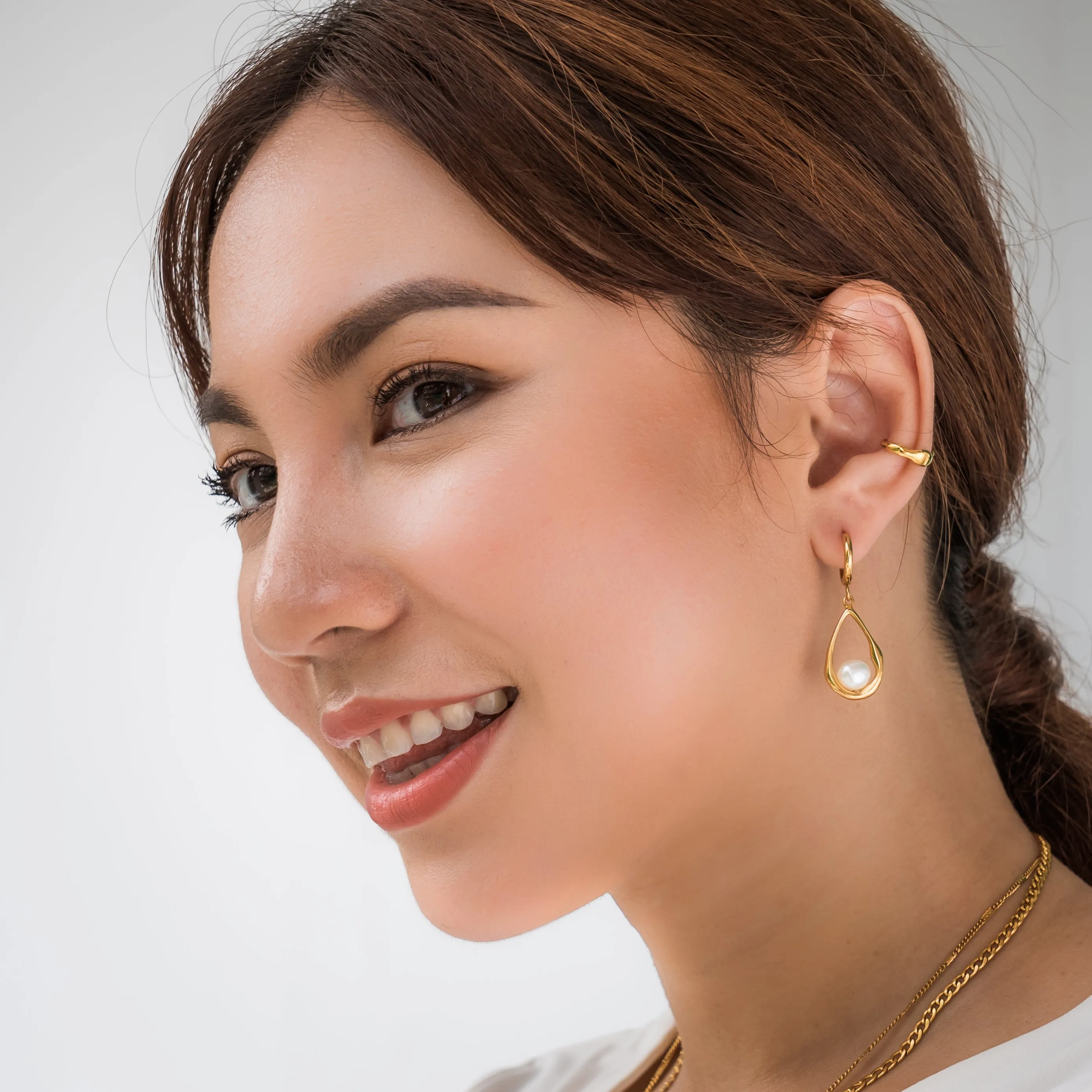 Milk and Honey Cuff Earring