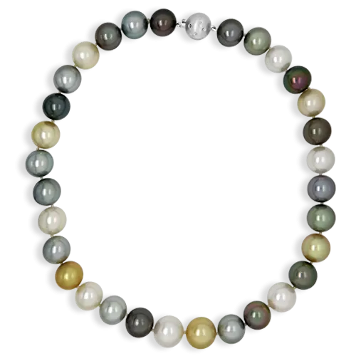 Multi-Colored South Sea Pearl Necklace