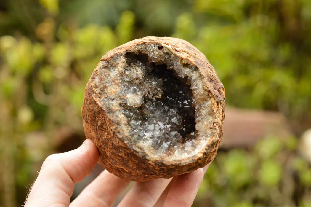 Natural Amethyst & Basalt Geode Specimens x 6 From Zululand, South Africa