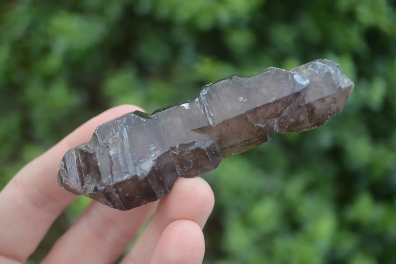 Natural Smokey Chiredzi Amethyst Crystals & Double Terminated Scepters x 12 From Chiredzi, Zimbabwe