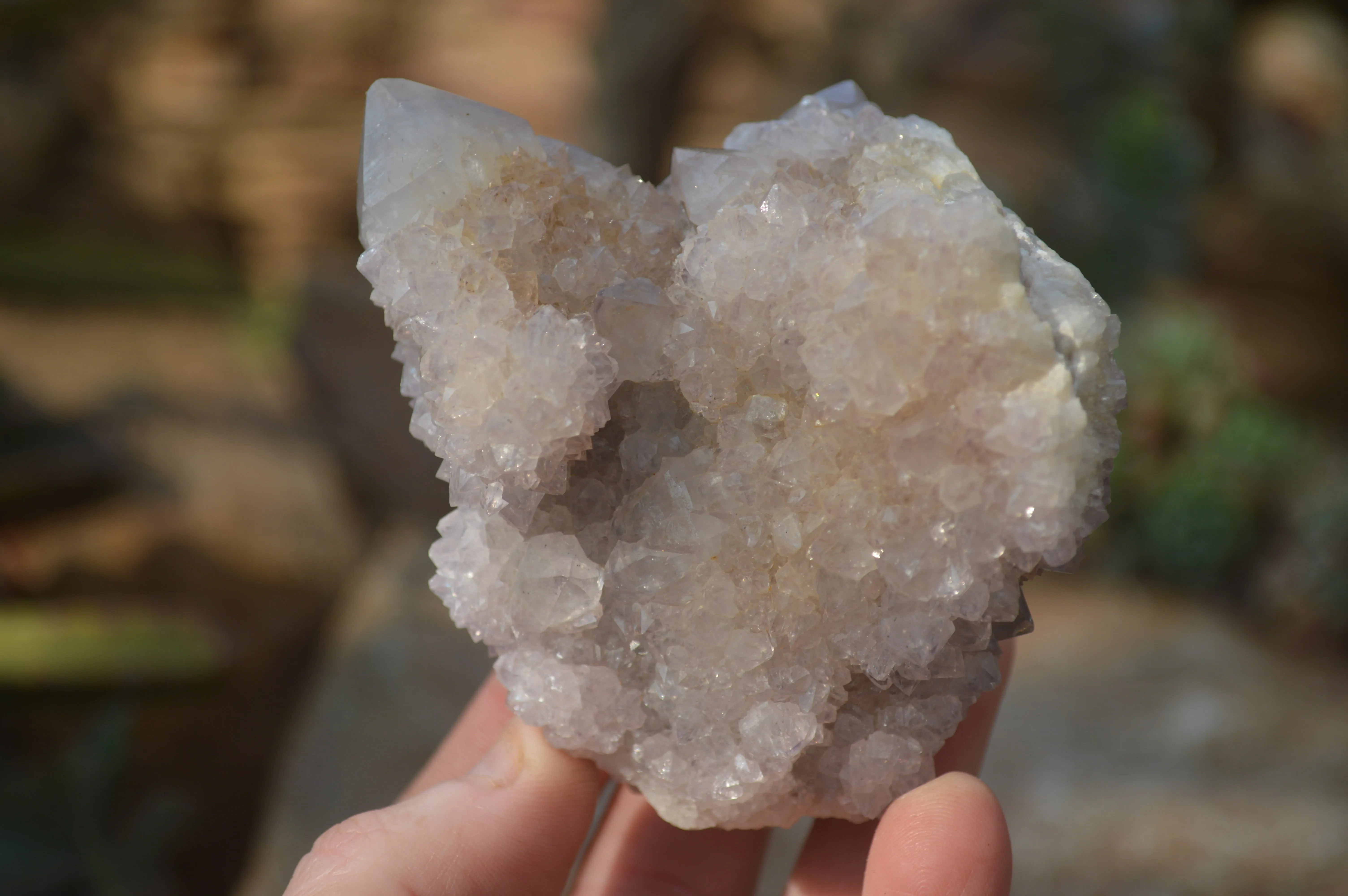 Natural Spirit Amethyst Quartz Clusters x 4 From Southern Africa