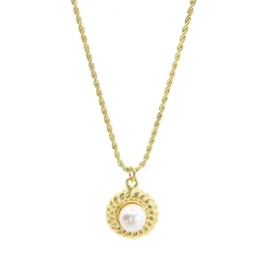 Naxos Pearl Pendent Necklace