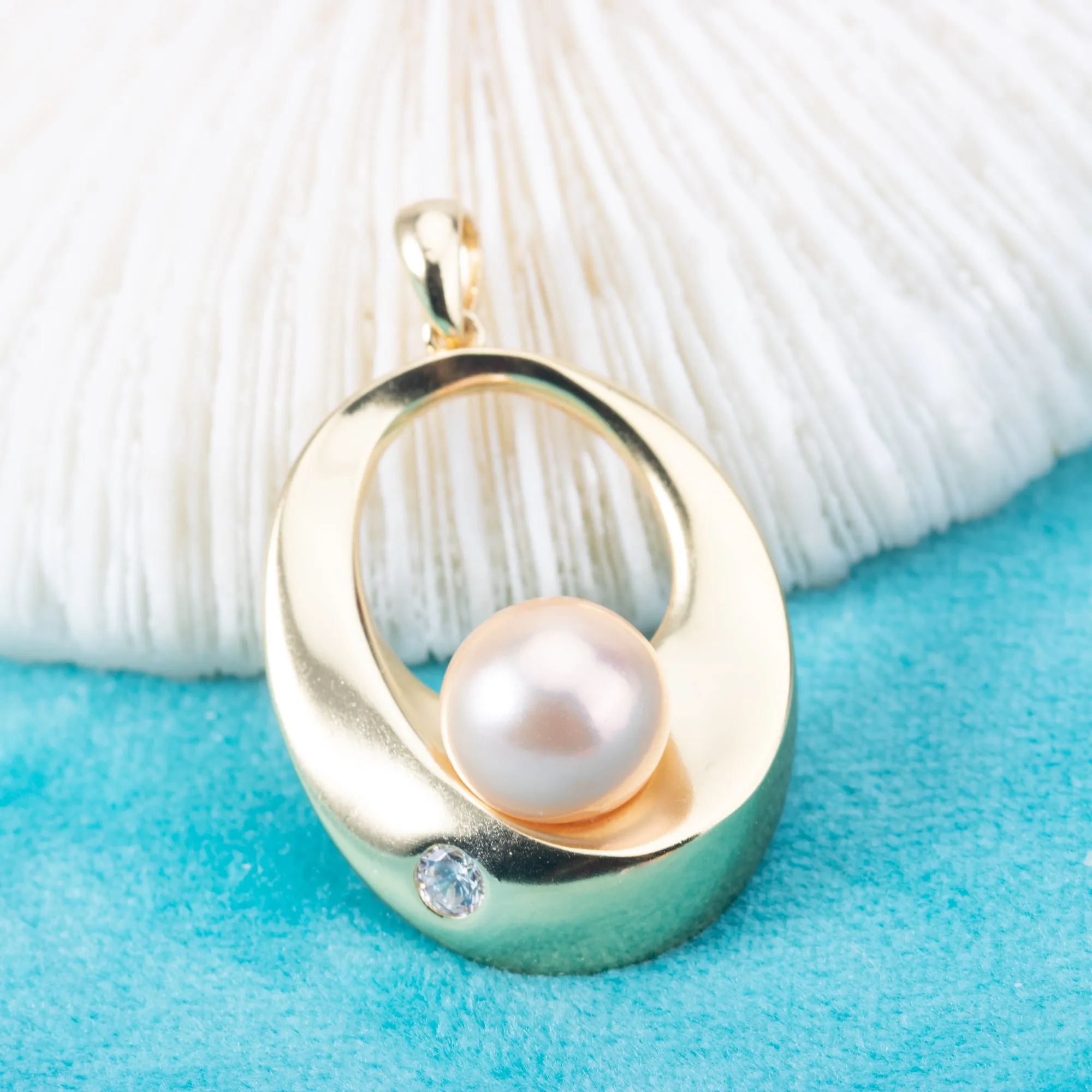 P010991 DIY 6-8mm Natural Freshwater pearl pendant accessory 925 sterling silver engagement jewelry necklace for women