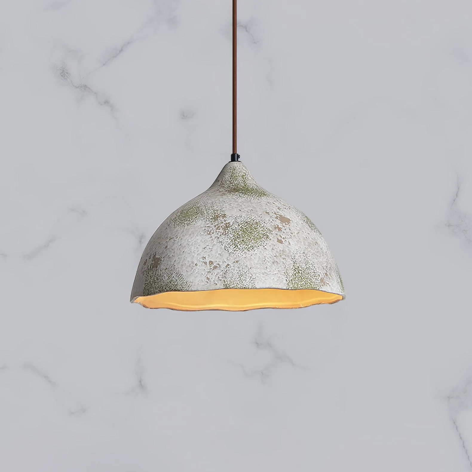 Pear Shape Ceramic Pendant Light