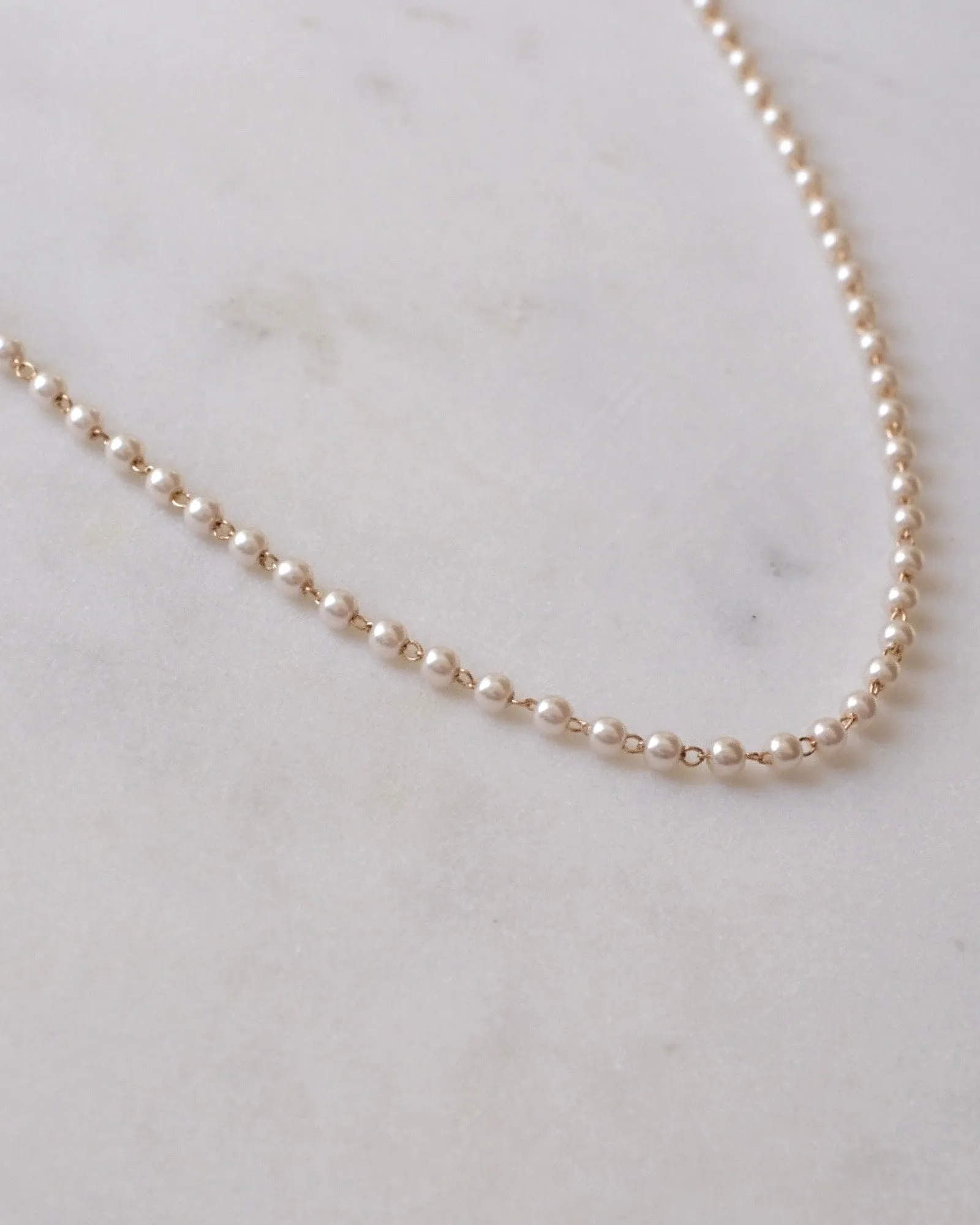 Petite Shell Pearl Necklace