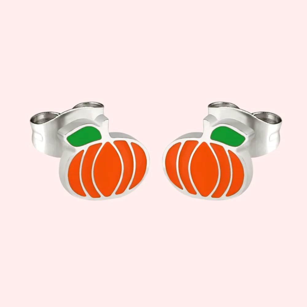 Pumpkin Hypoallergenic Earrings