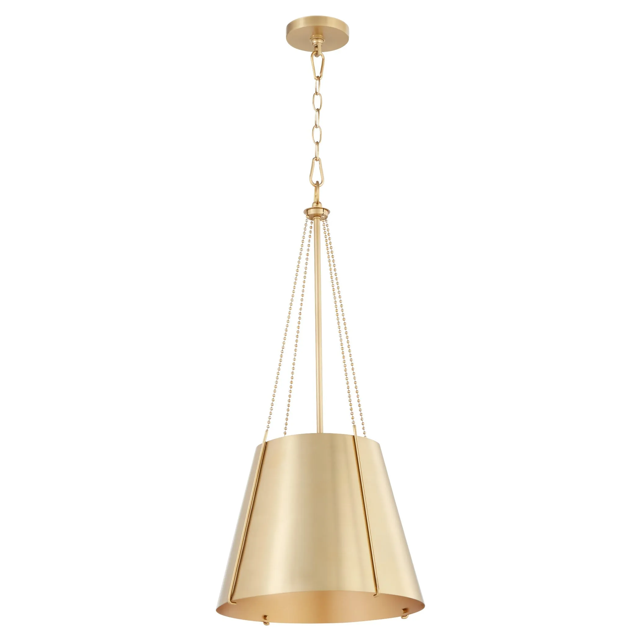 Quorum Denise 862-1-80 Pendant - Aged Brass Denise 15" Transitional