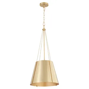 Quorum Denise 862-1-80 Pendant - Aged Brass Denise 15" Transitional