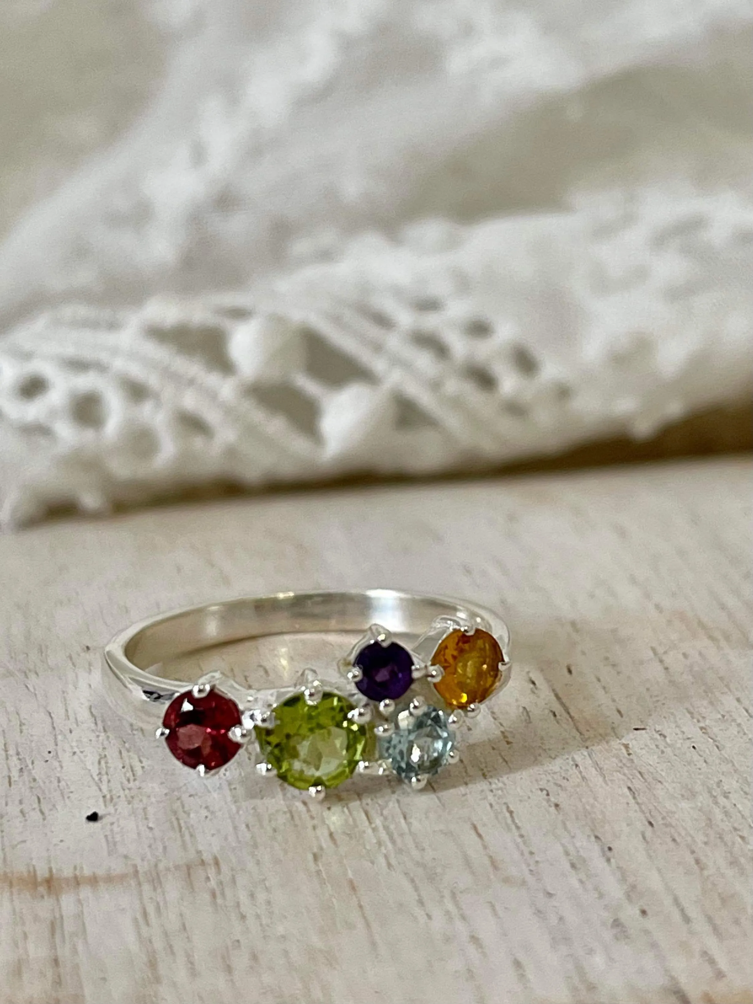 Rainbow Splash Ring