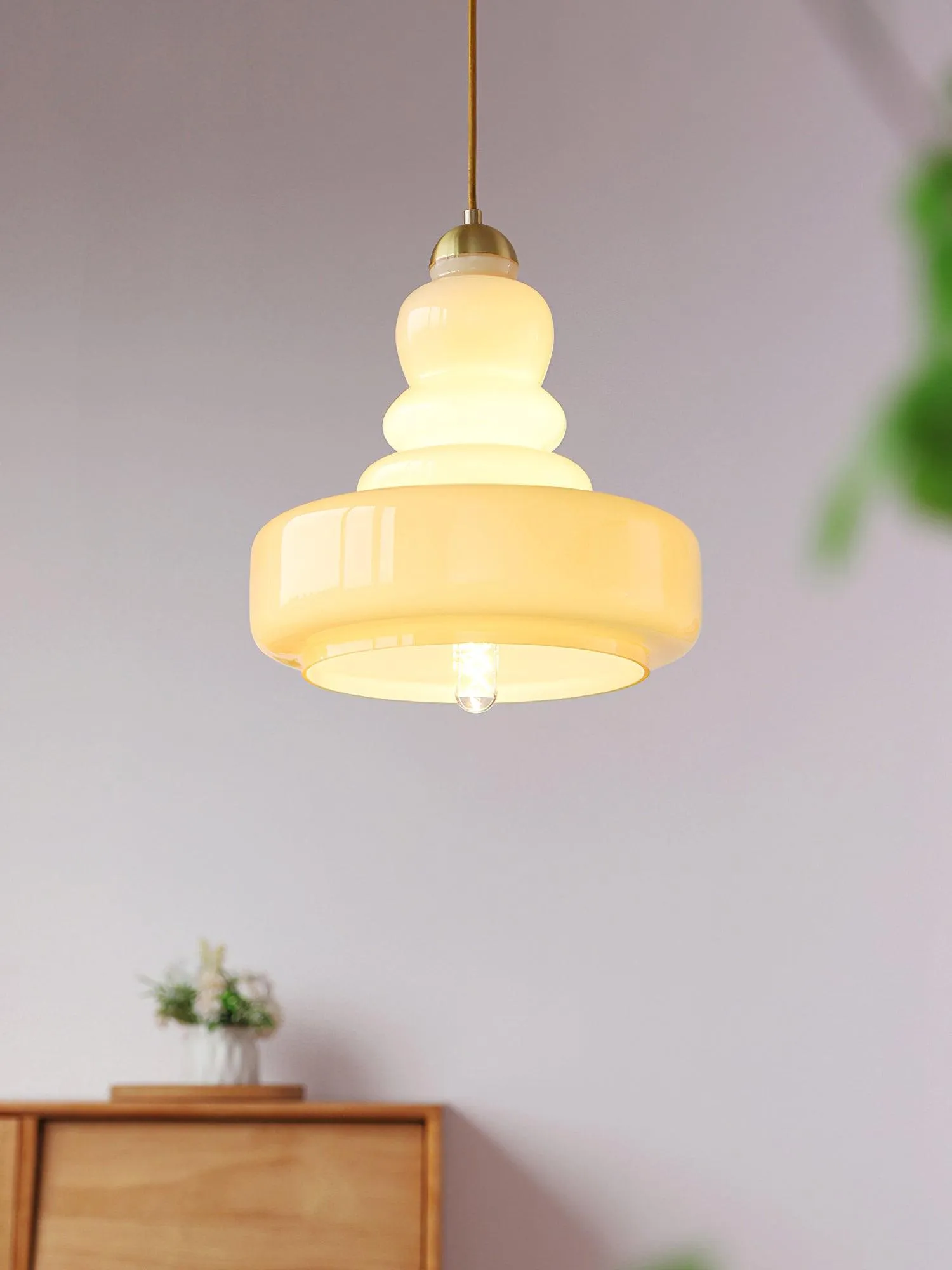 Schoolhouse Glass Pendant Light