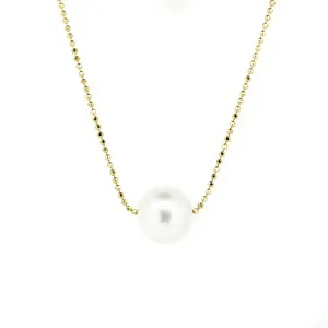 Sophie Pearl Necklace Yellow Gold Vermeil