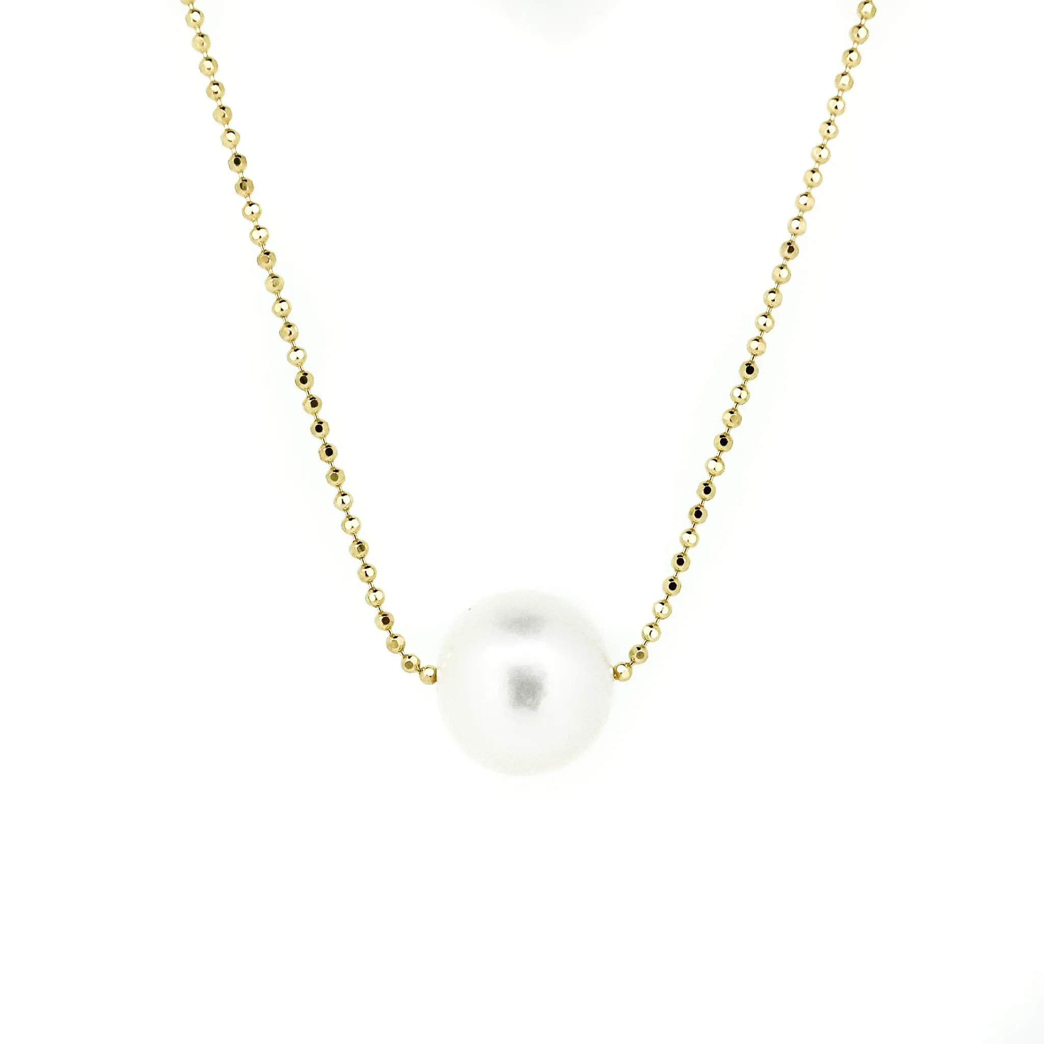 Sophie Pearl Necklace Yellow Gold Vermeil