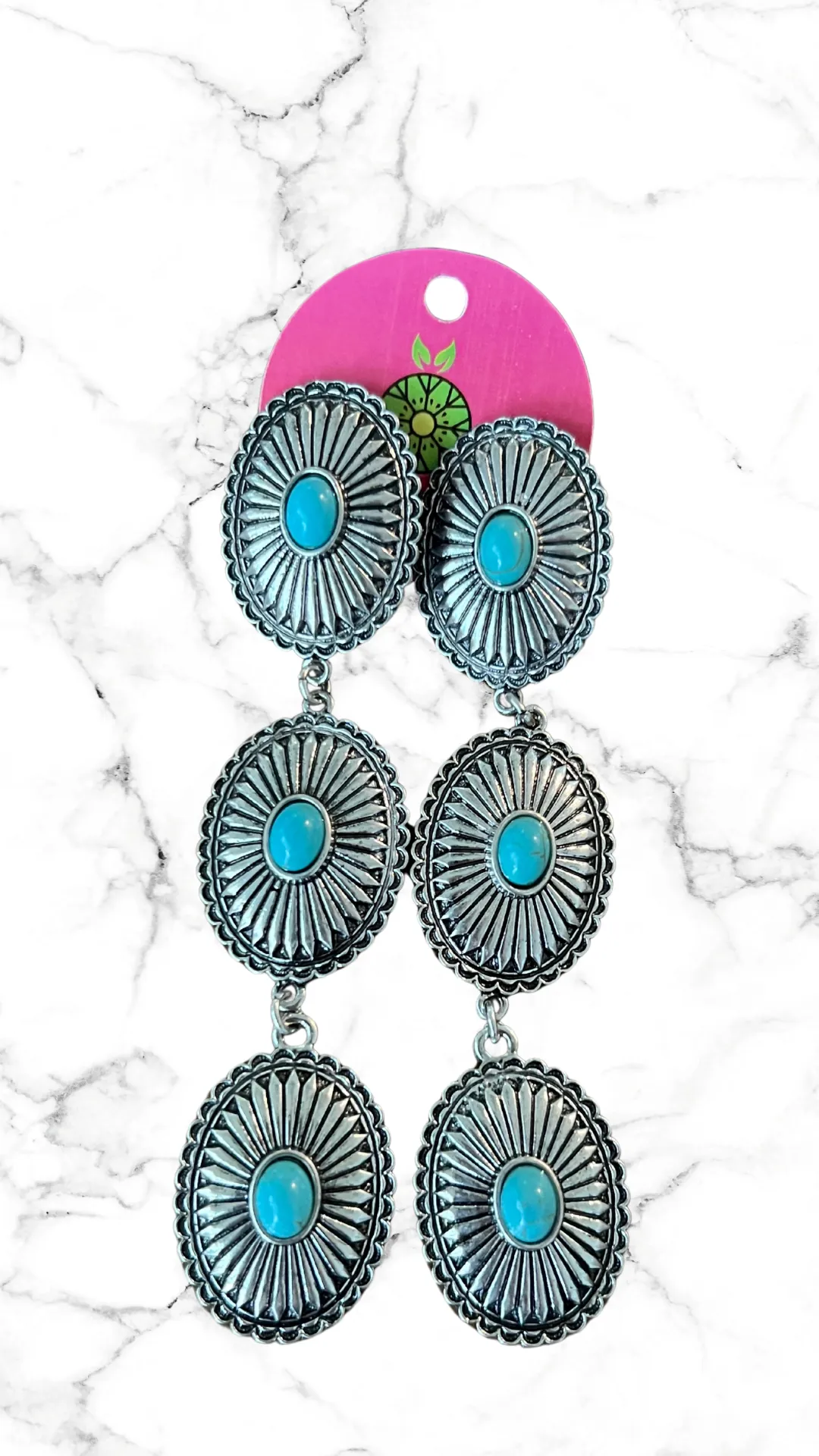 Sunburst Turquoise Earrings