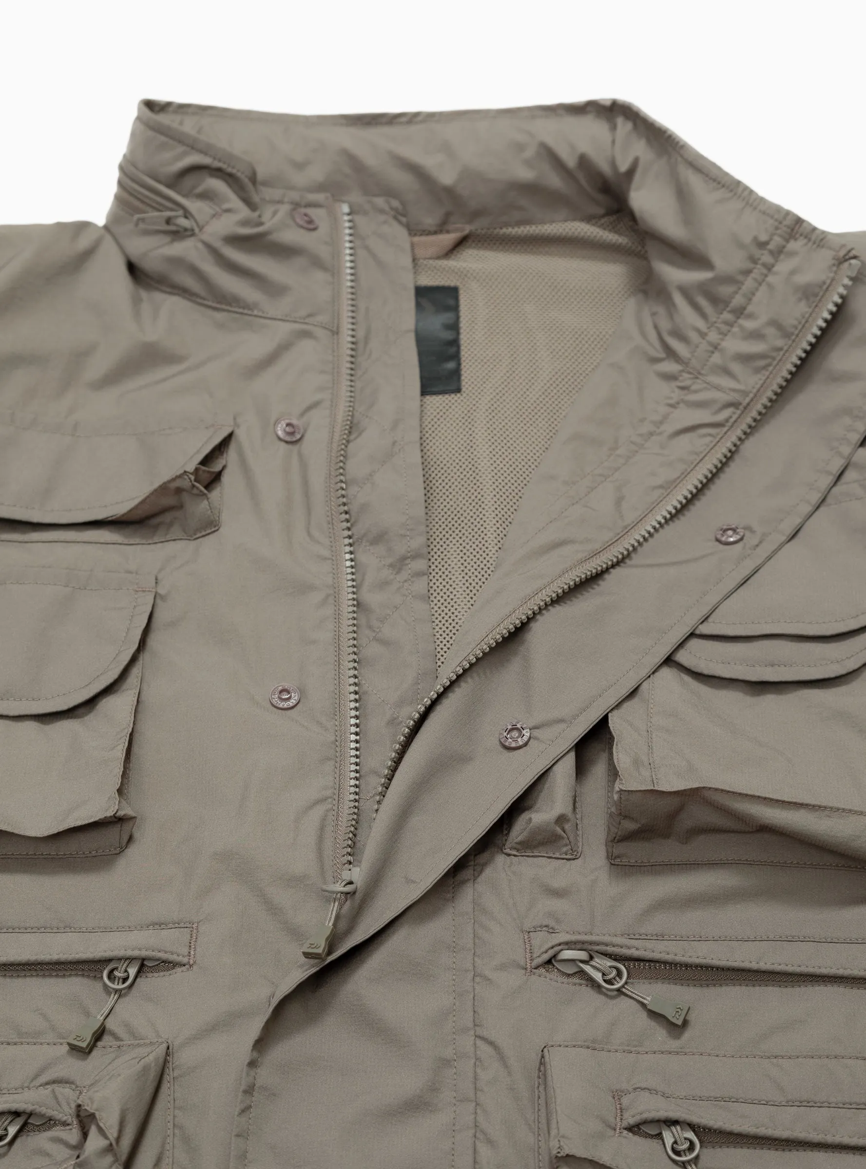 Tech 2 Way Perfect Fishing Jacket Mocha Brown