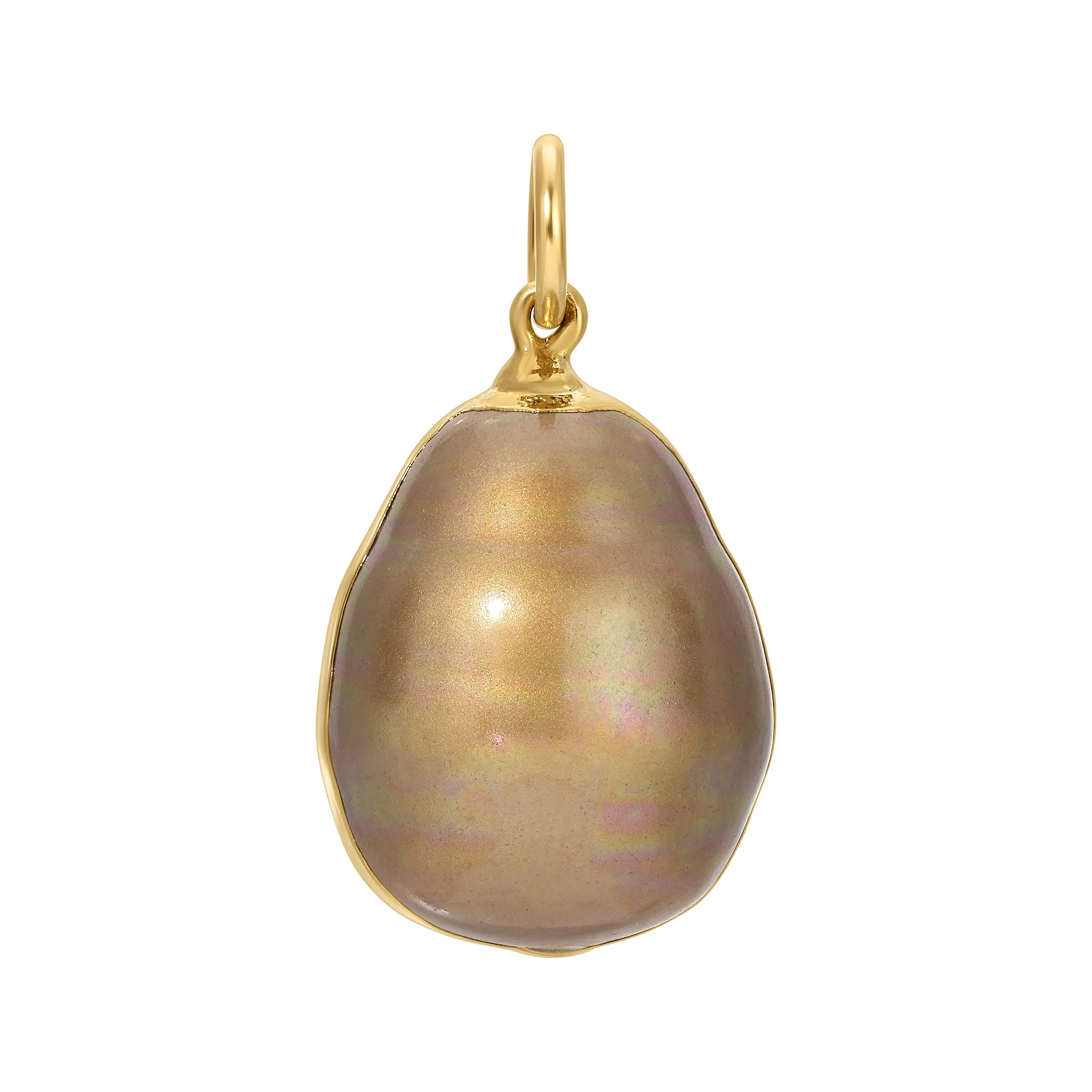 The Baroque Pearl Charm - Caramel