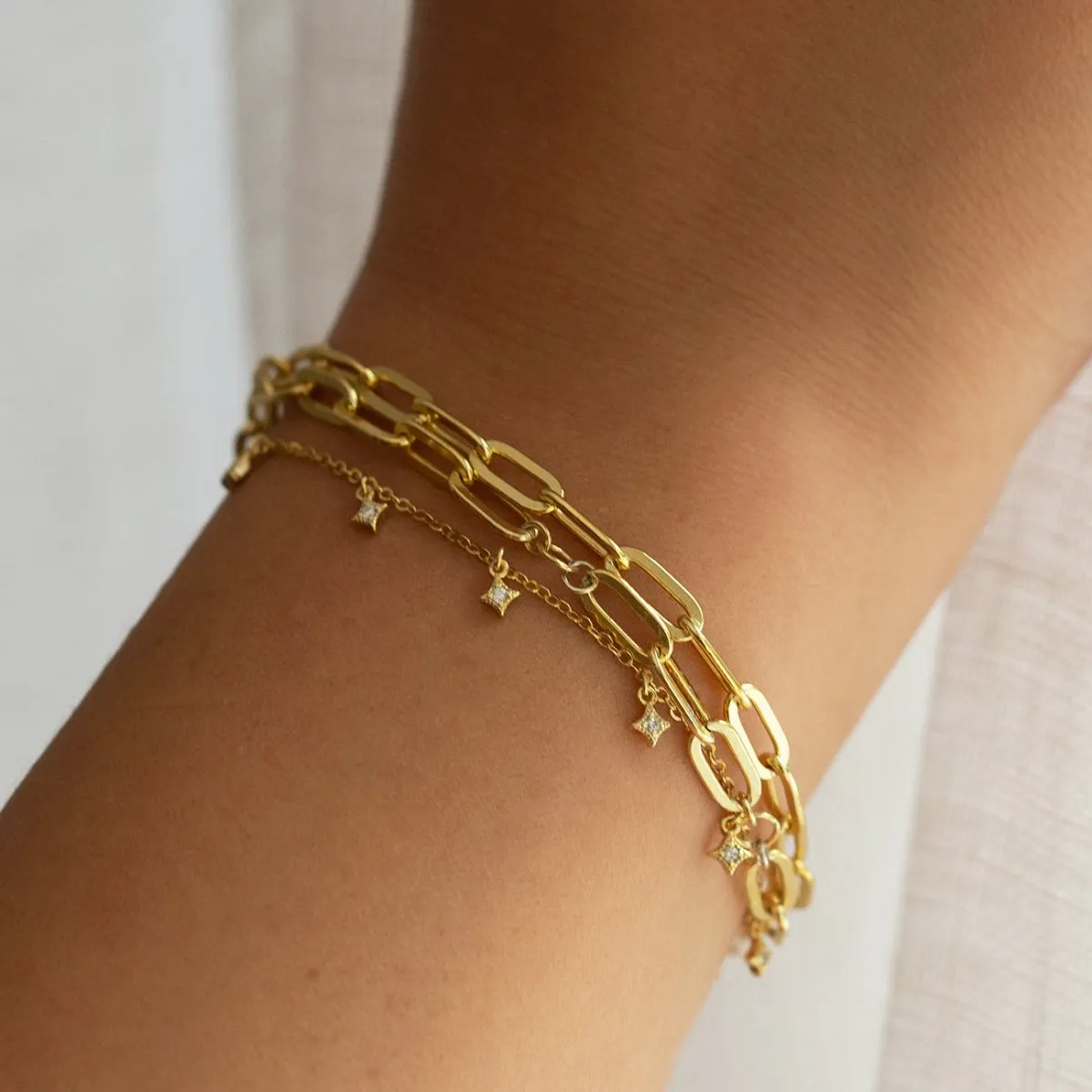 Thick Link Chain Bracelet