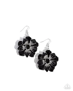 Tropical Treasure - Black Earrings - Paparazzi Accessories