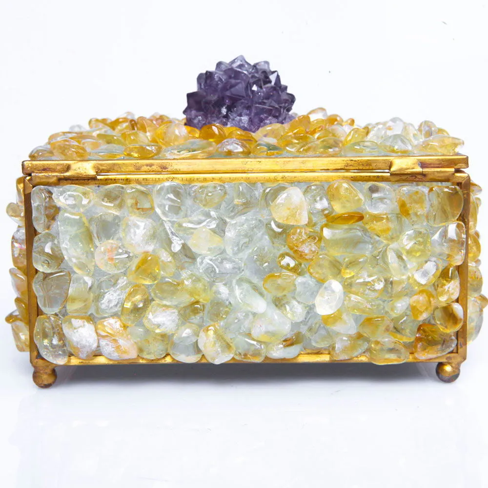 Wealth Protection - Citrine Storage Box（Customization）