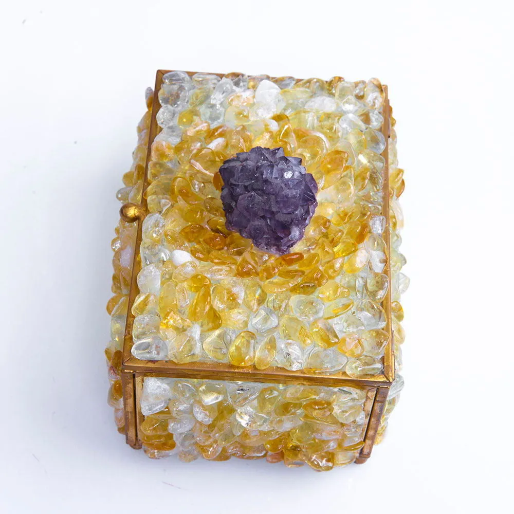 Wealth Protection - Citrine Storage Box（Customization）