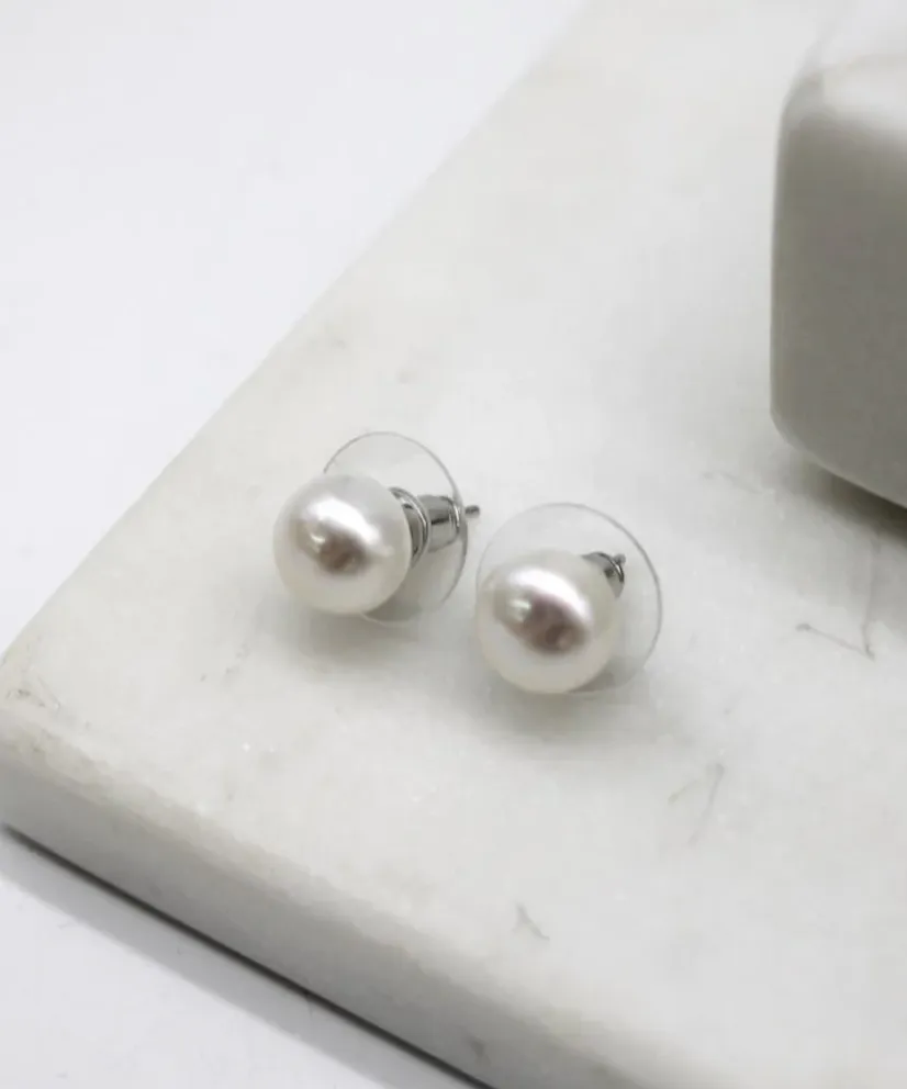 Zjoosh Small Pearl Stud